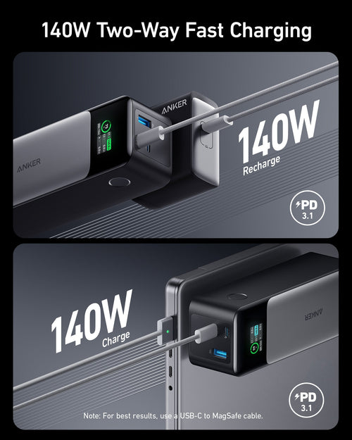 Anker 737 Power Bank – 24,000mAh, 140W USB-C