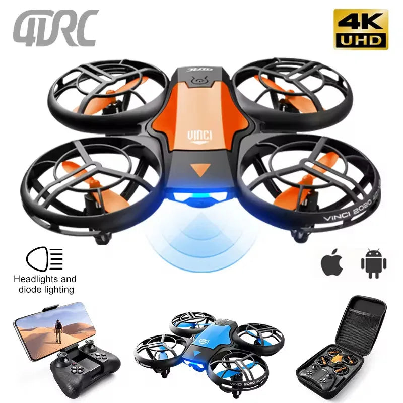 4DRC V8 Foldable FPV Drone – 4K HD Wide Angle Camera RC Quadcopter Toy