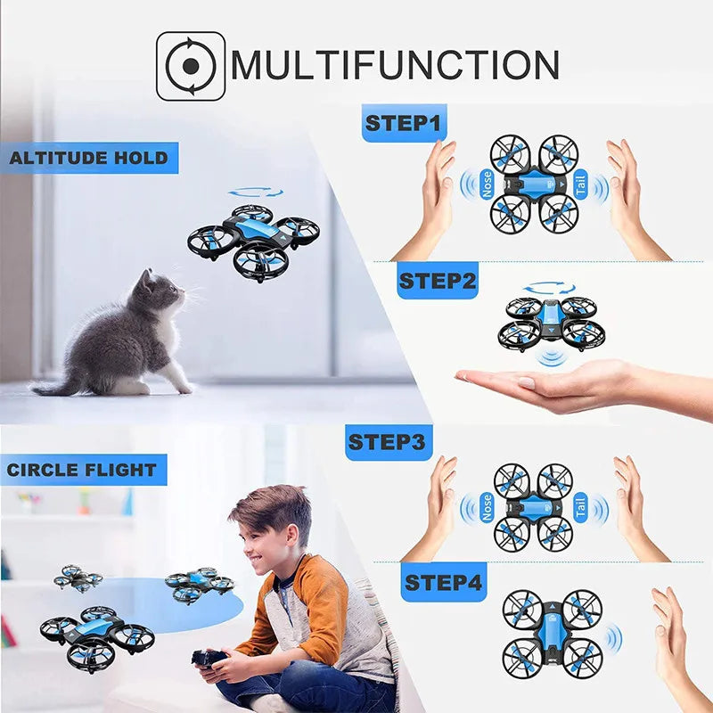 4DRC V8 Foldable FPV Drone – 4K HD Wide Angle Camera RC Quadcopter Toy