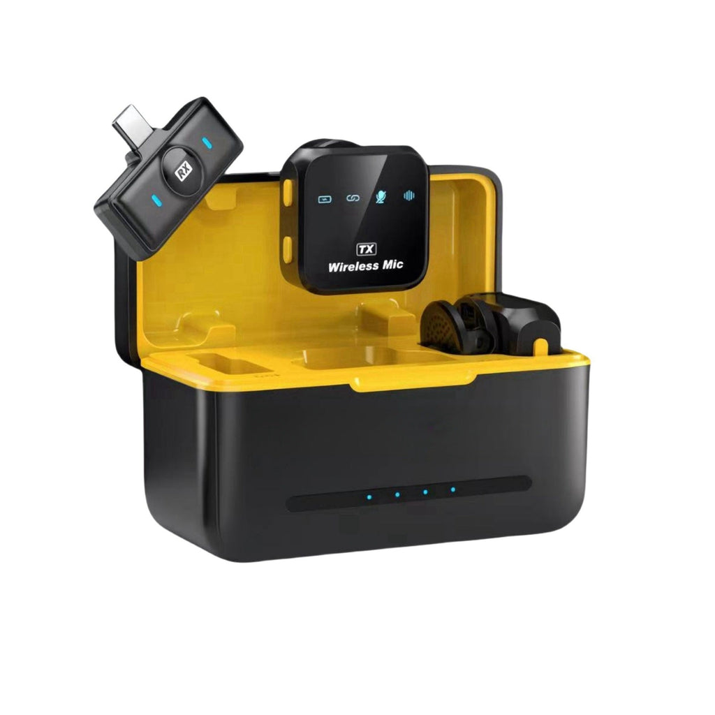 One to two wireless lavalier microphone intelligent noise reduction receiver microphone clip wireless microphone